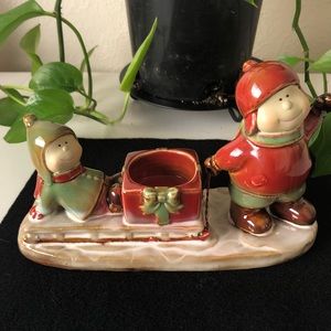 YANKEE CANDLE Tea light Christmas holder kids with sled